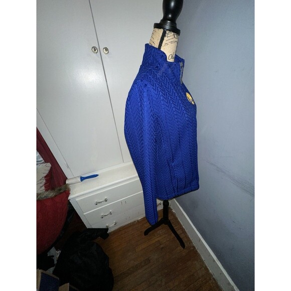 Women's G-III Large Blue Golden State Warriors Sweater - Picture 4 of 9